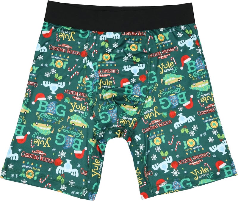 INTIMO National Lampoon's Christmas Vacation Boxer Briefs Men's Joy To The Squirrel Adult Tight Fit Underwear - Image 1